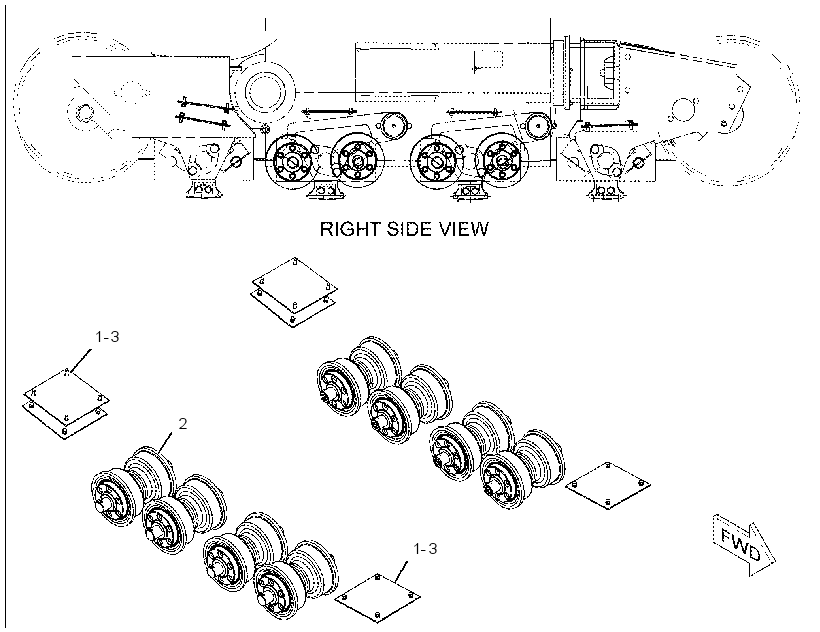 ROLLER AR-TRACK 2115079 CAT