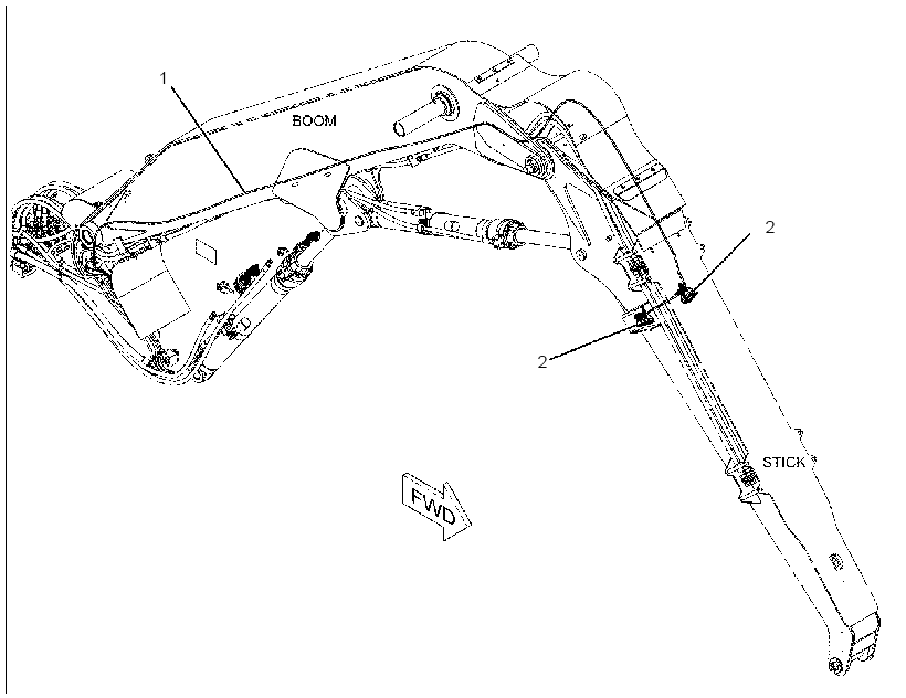 WIRING GP-BOOM 2532606 CAT