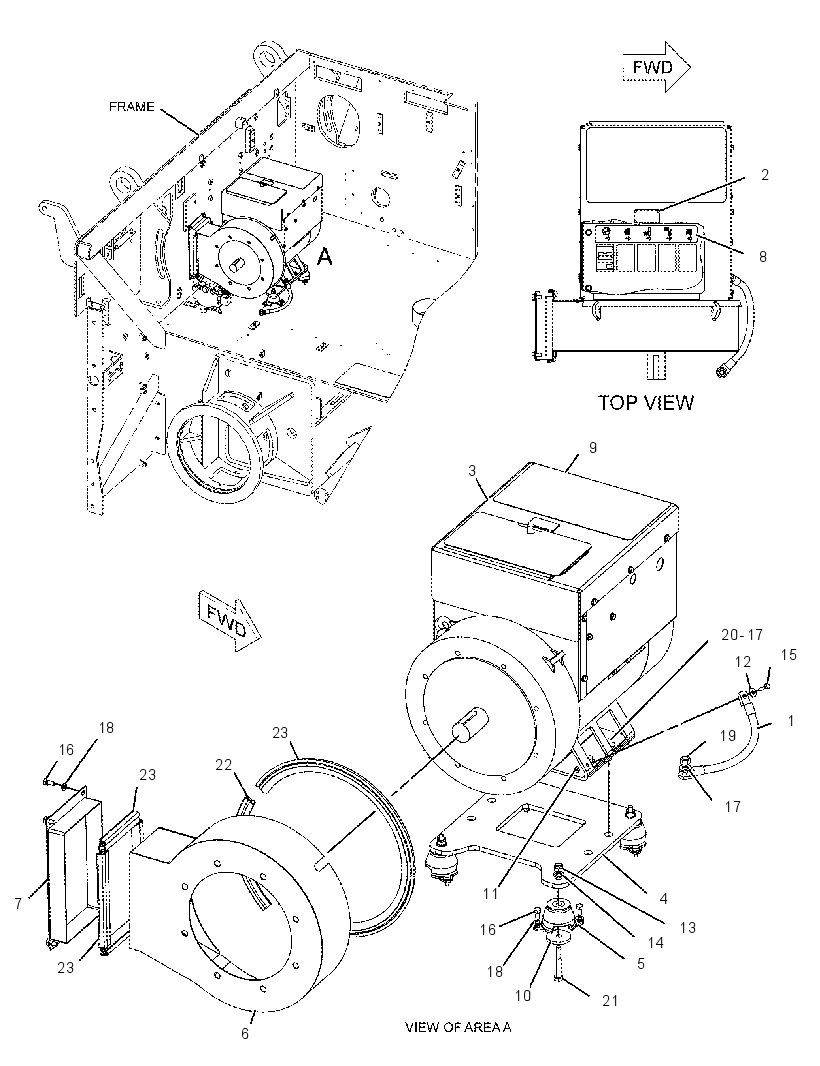 GENERATOR & MTG GP-HYDRAULIC 2349176 CAT