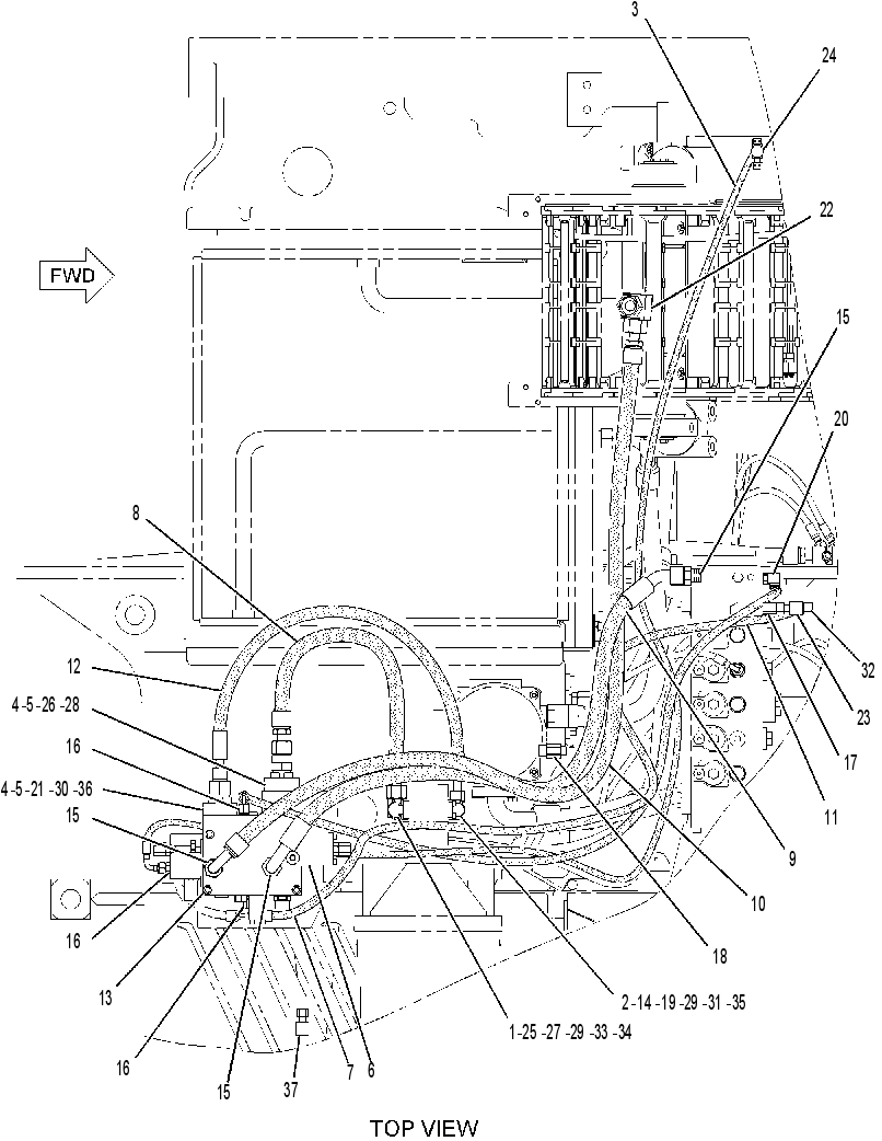 LINES GP-HYDRAULIC GENERATOR 1923178 CAT