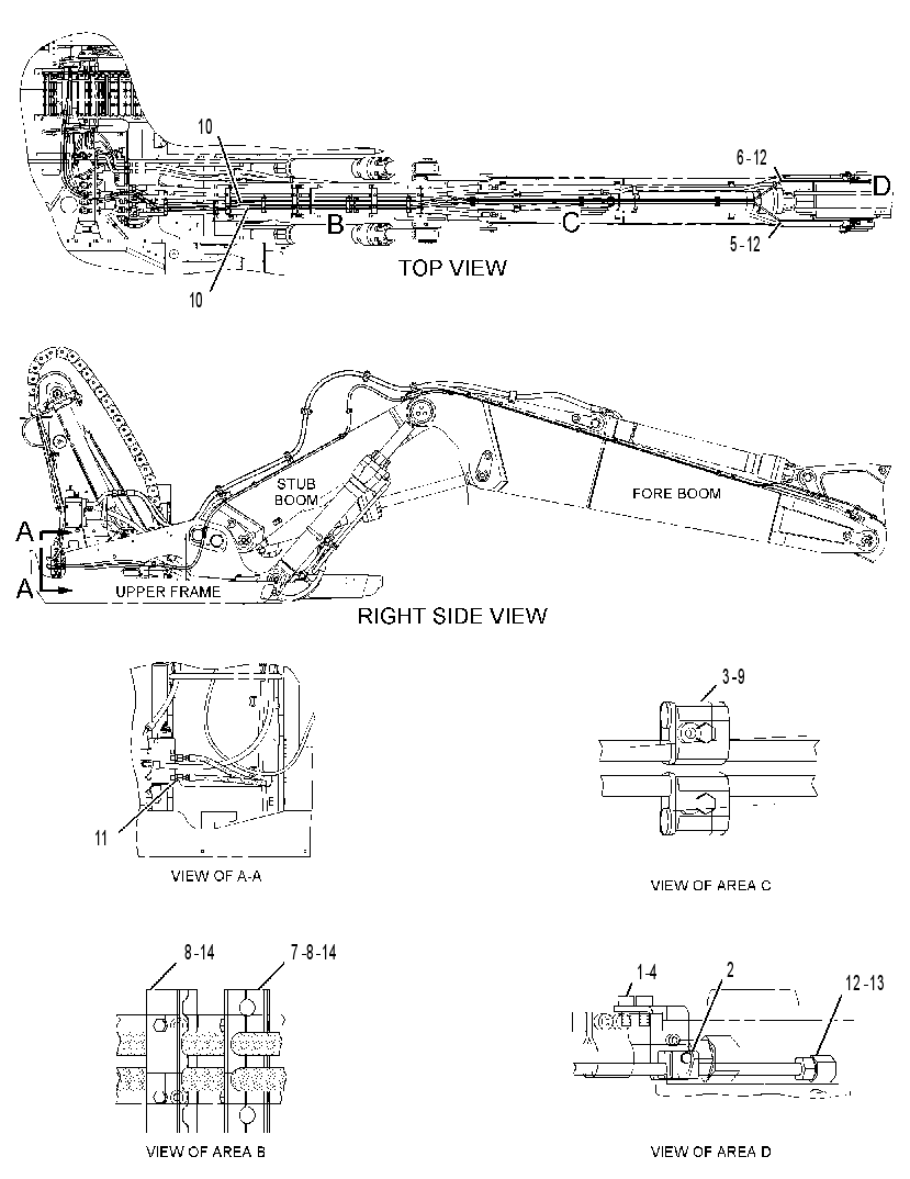 Трубопроводы вспомогательной гидравлики 2497516 CAT