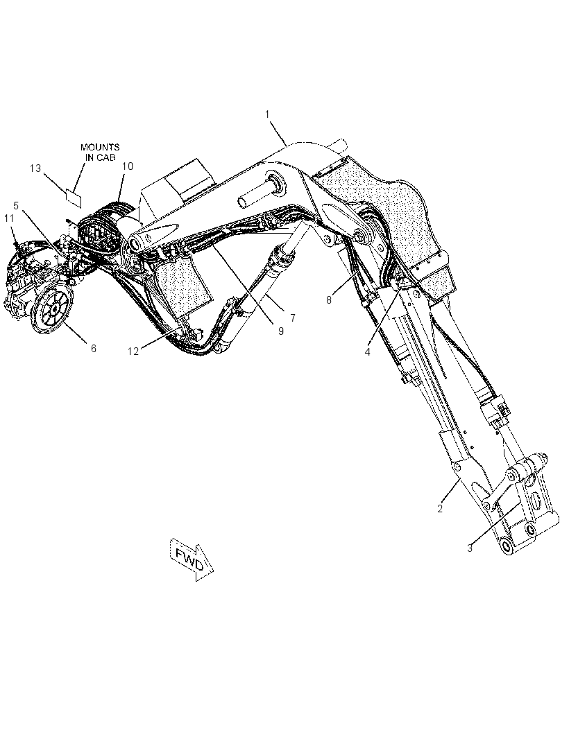 LINKAGE AR-INTERMITTENT SAW 2528717 CAT