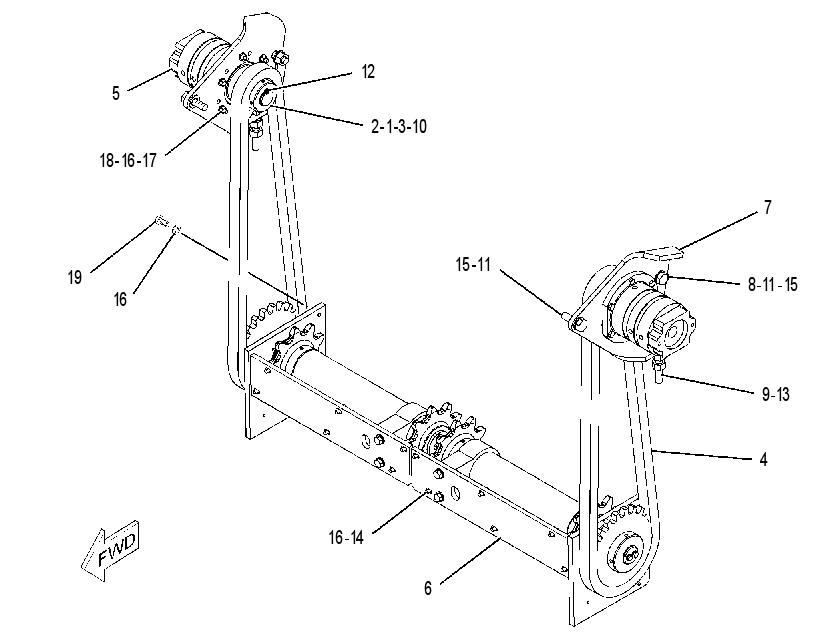 DRIVE GP-CONVEYOR 2245778 CAT