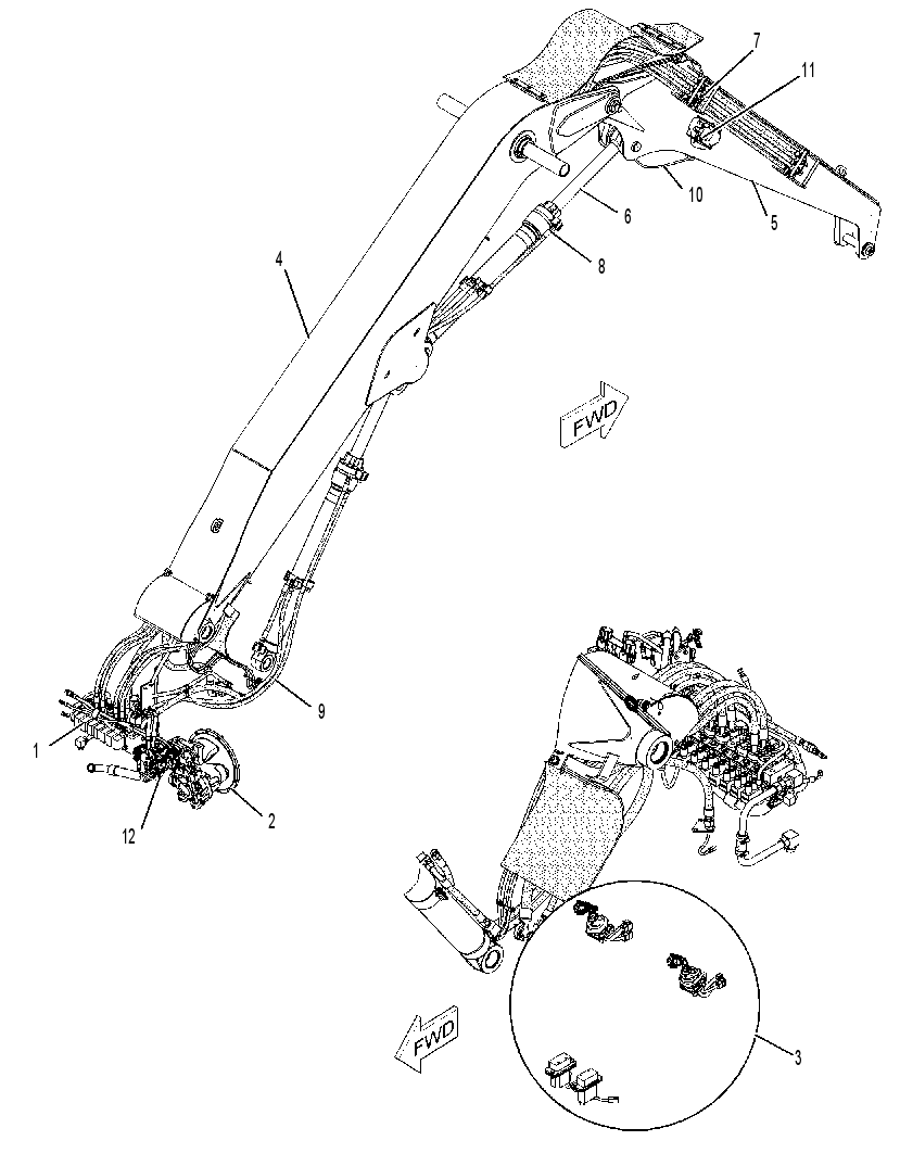 LINKAGE AR-HARVESTER HEAD 2528713 CAT