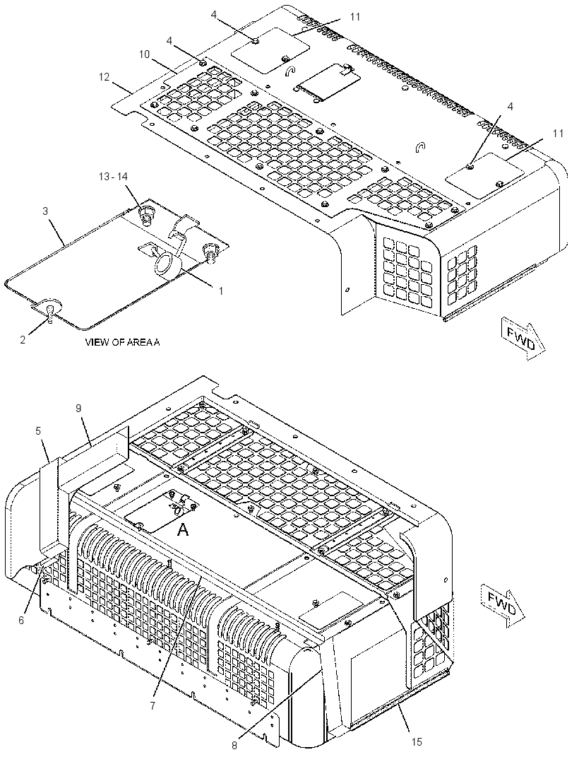HOOD AS-ENGINE 2561756 CAT