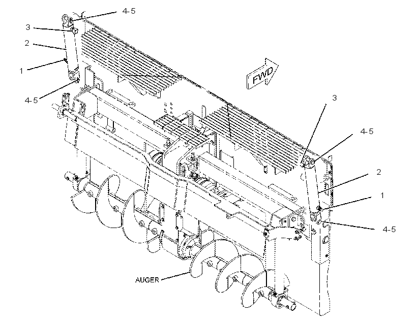 CYLINDER & MTG GP-SCREED HOIST 2309609 CAT