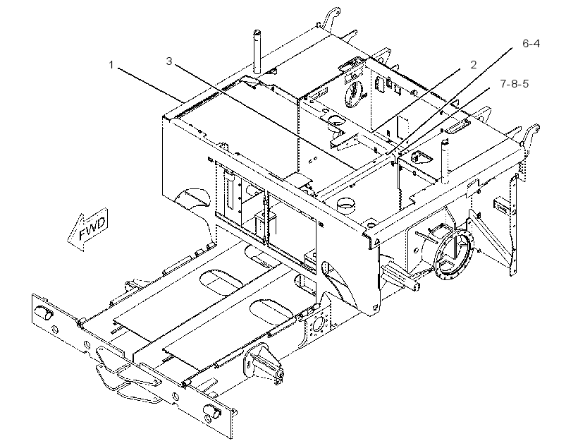 FRAME GP-MAIN 2222609 CAT