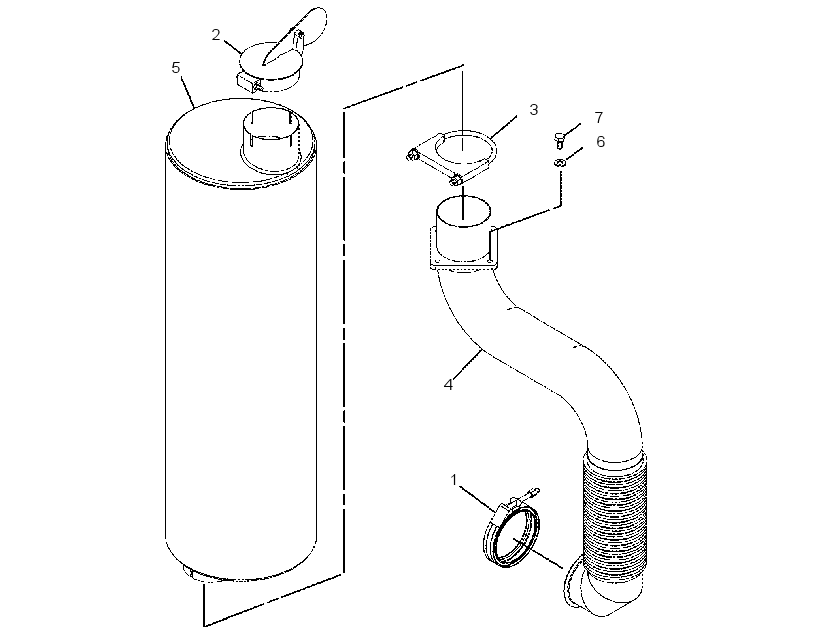 EXHAUST GP-FLEXIBLE 2318008 CAT