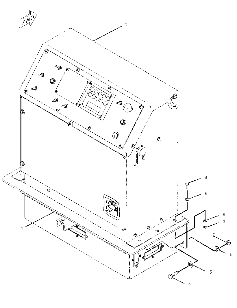 CONSOLE GP-INSTRUMENT 2303640 CAT