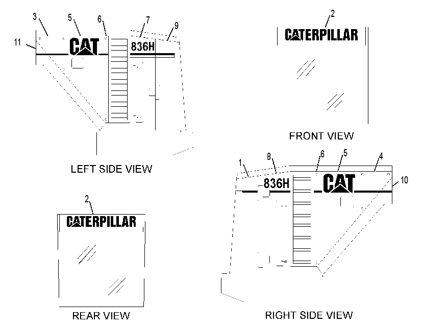Плёнка 2529670 CAT