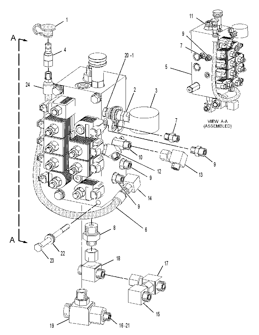 VALVE & MTG GP-AUXILIARY 2309603 CAT
