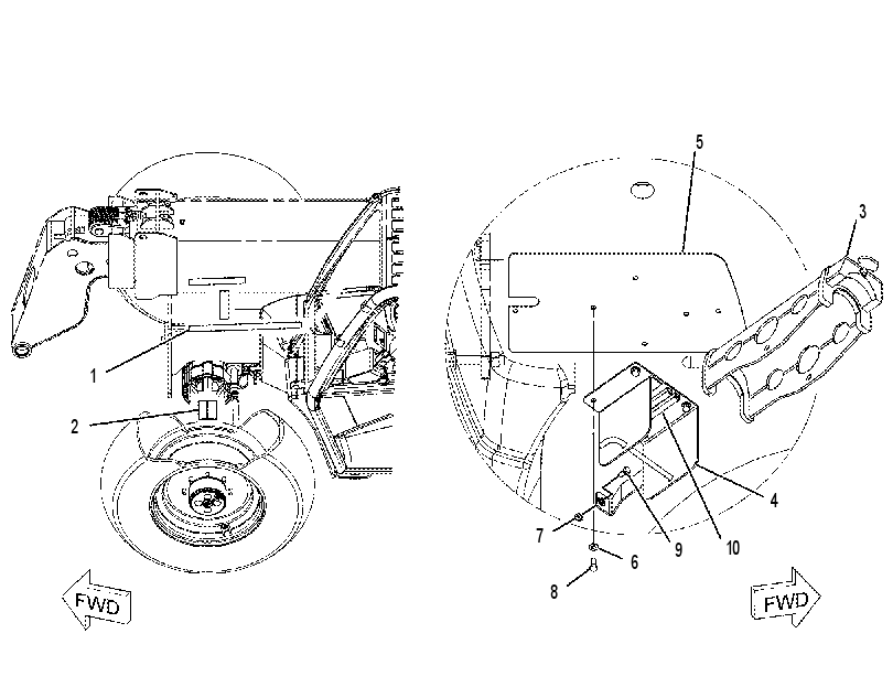 BRACE GP-CYLINDER 2538021 CAT