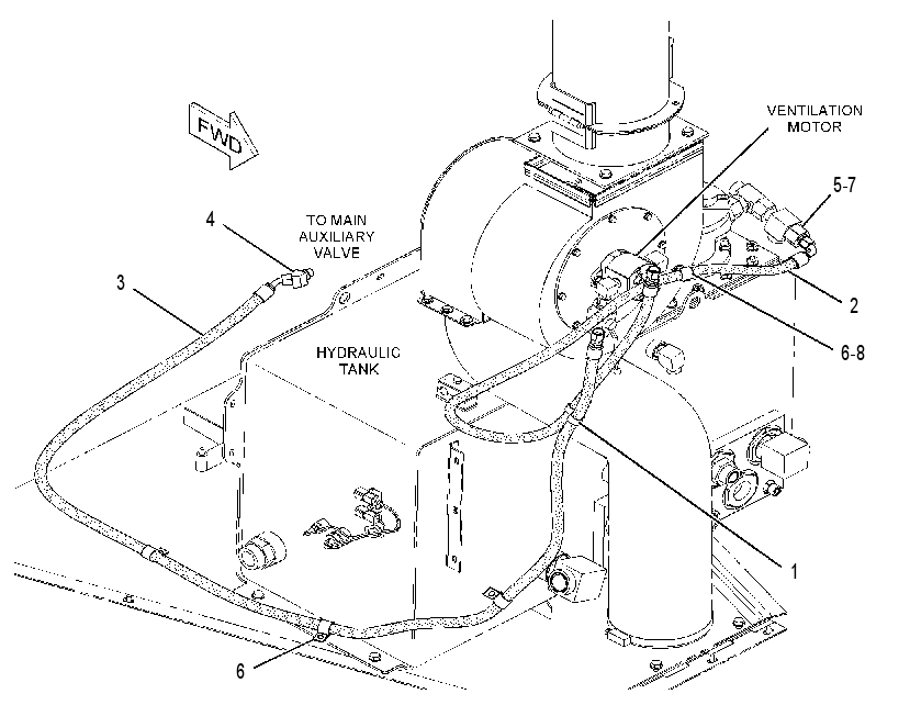 LINES GP-PAVER VENTILATION 2354846 CAT