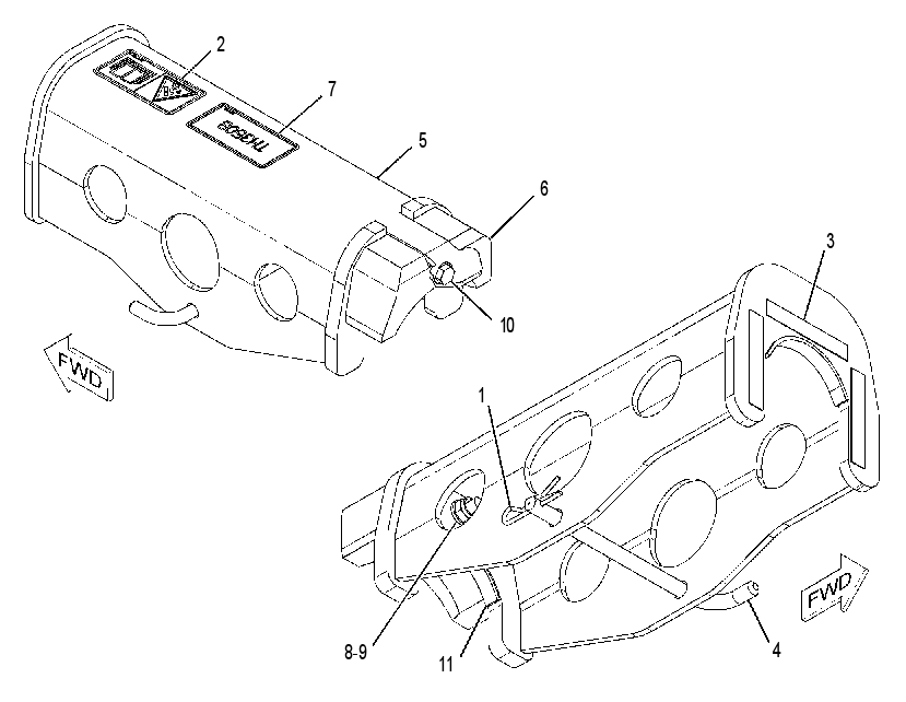 BRACE GP-CYLINDER 2498113 CAT