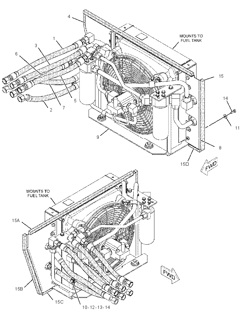 COOLER GP-AXLE OIL 2577805 CAT