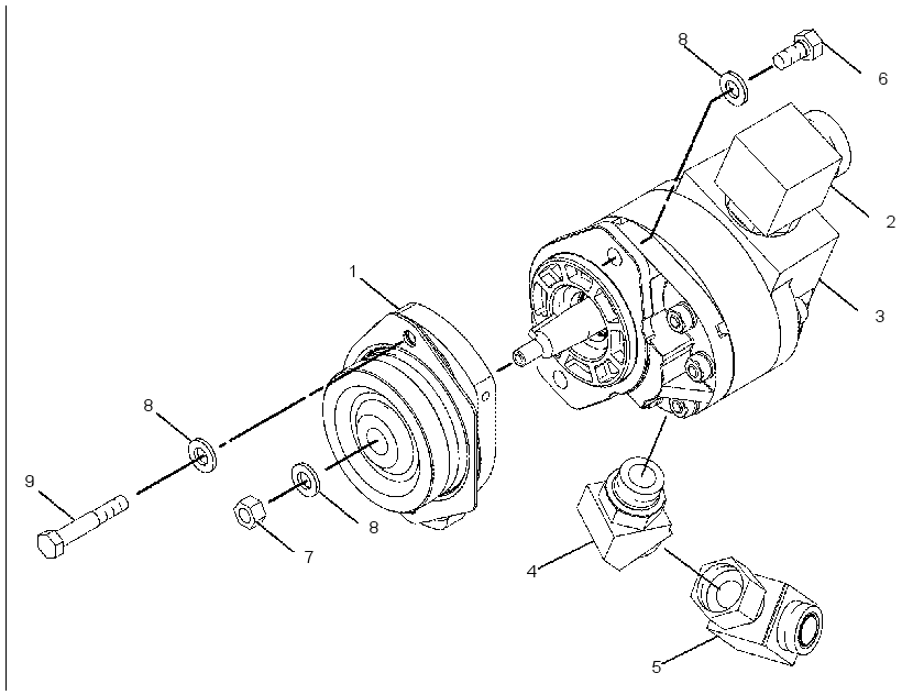 PUMP & MTG GP-HYDRAULIC FAN 2309623 CAT