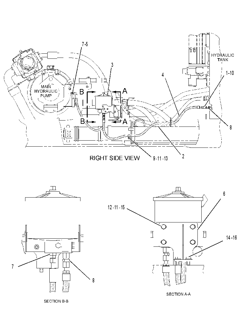 FILTER & LINES GP-HYDRAULIC 2391825 CAT