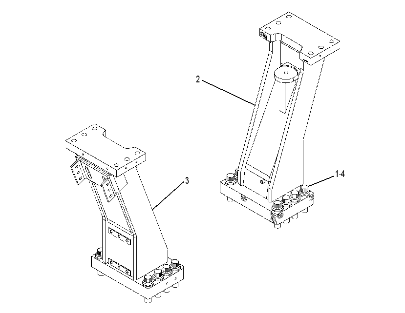 Крепление ROPS 1100781 CAT