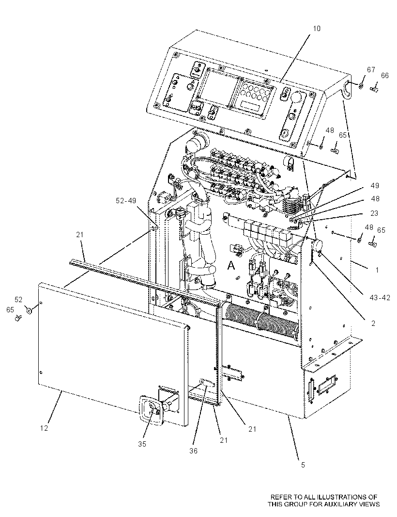 CONSOLE GP-INSTRUMENT 2353509 CAT