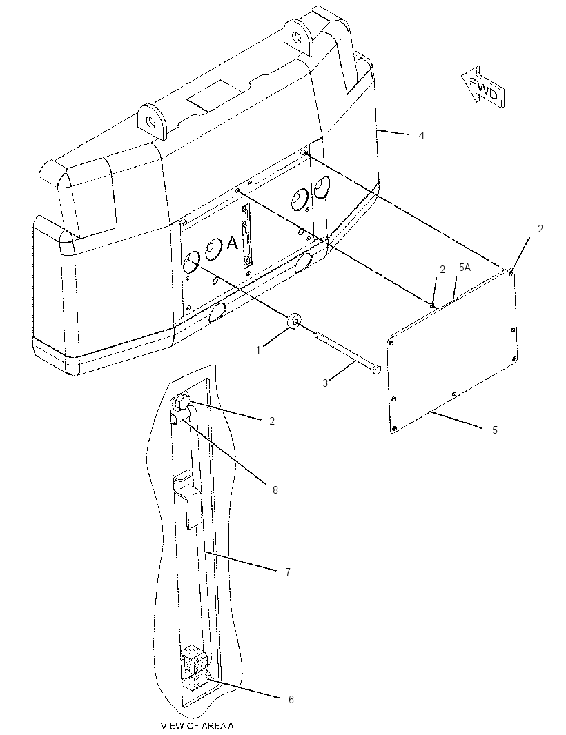 Противовес 2232962 CAT