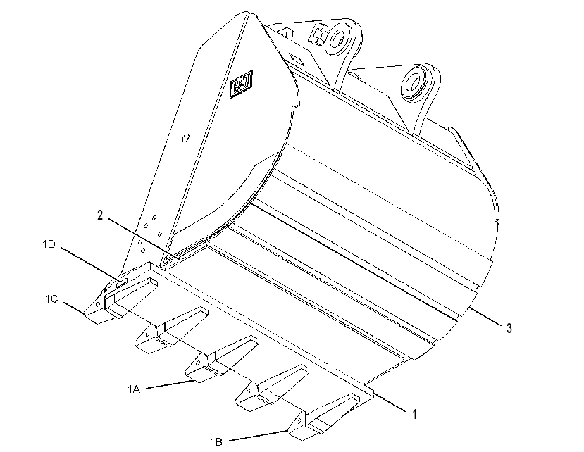 BUCKET AS-MASS EXCAVATOR 2392498 CAT
