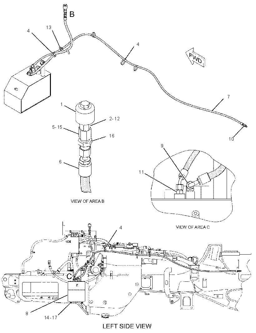 TANK GP-POWER TRAIN OIL 2452083 CAT
