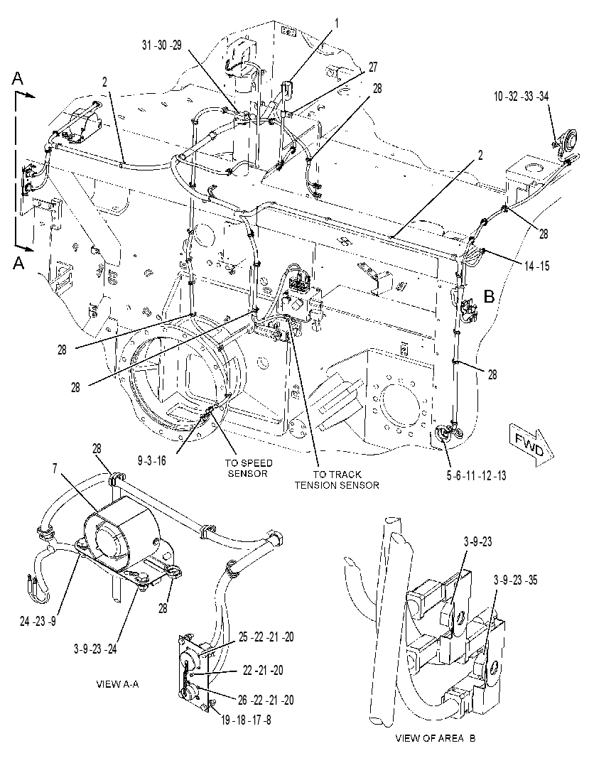 WIRING GP-HYDRAULIC CONTROL 2289125 CAT
