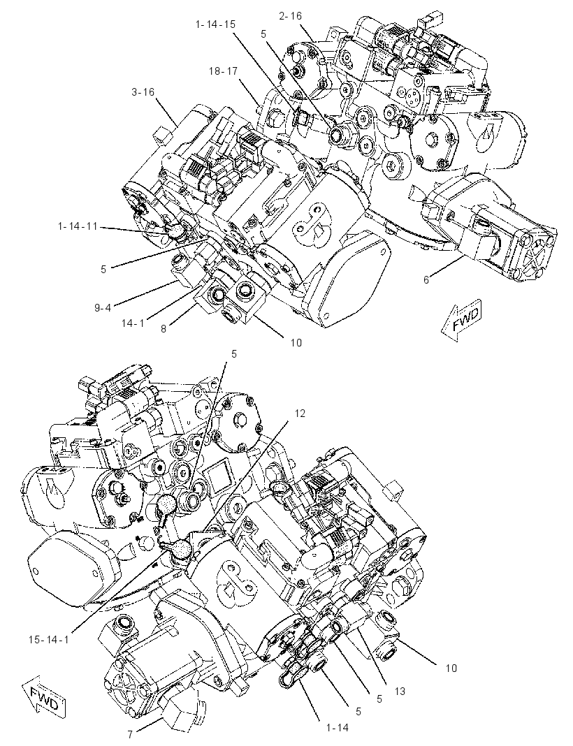 PUMP & MTG GP-CONVEYOR 2309595 CAT