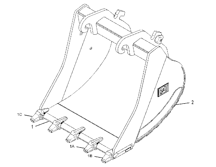 Ковш экскаваторный 2513948 CAT