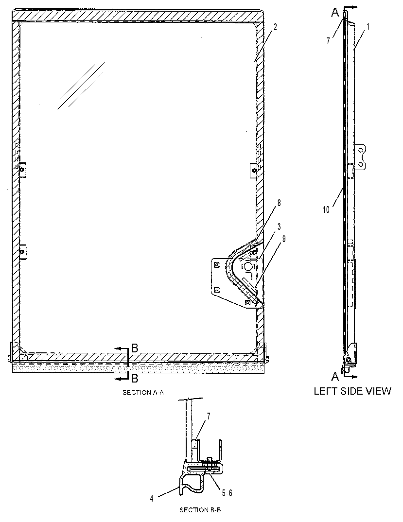 WINDOW GP-FRONT 2573123 CAT