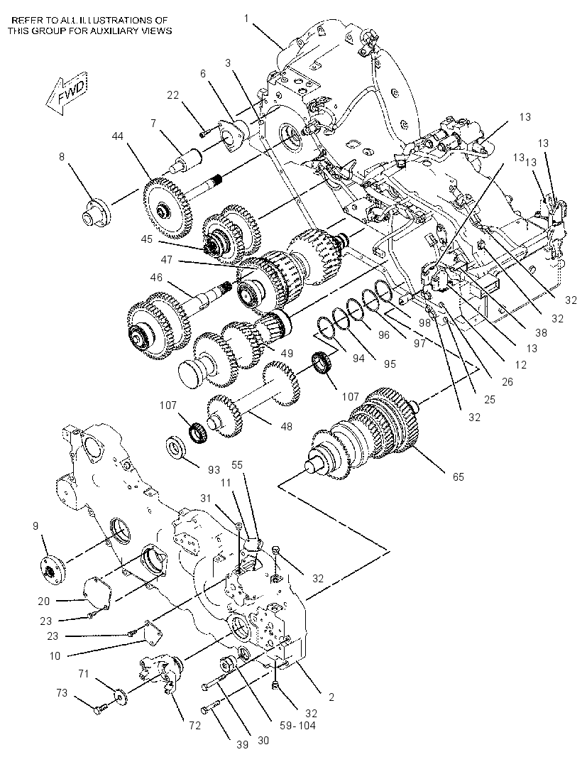 Трансмиссия 2162273 CAT
