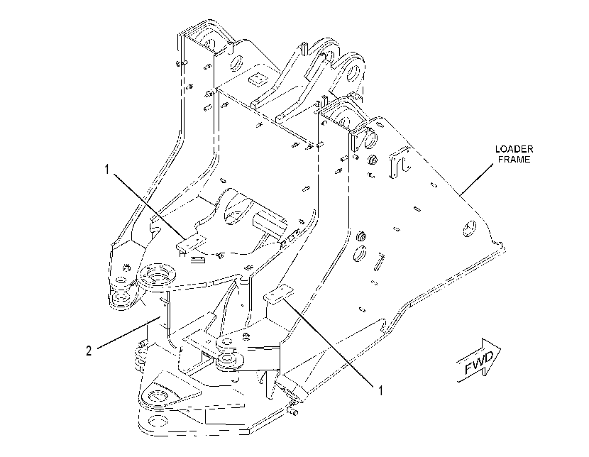 HARDWARE GP-LOADER FRAME 2601534 CAT