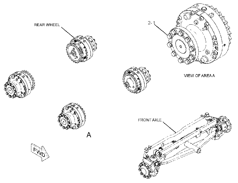 MOUNTING GP-WHEEL 2551566 CAT