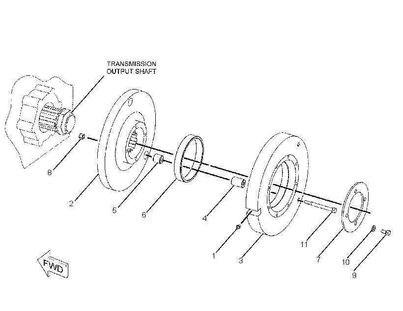 COUPLING GP-TRANSMISSION 2322907 CAT