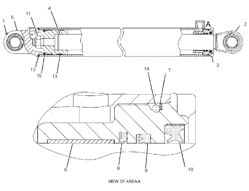 CYLINDER GP-HOIST 2414068 CAT