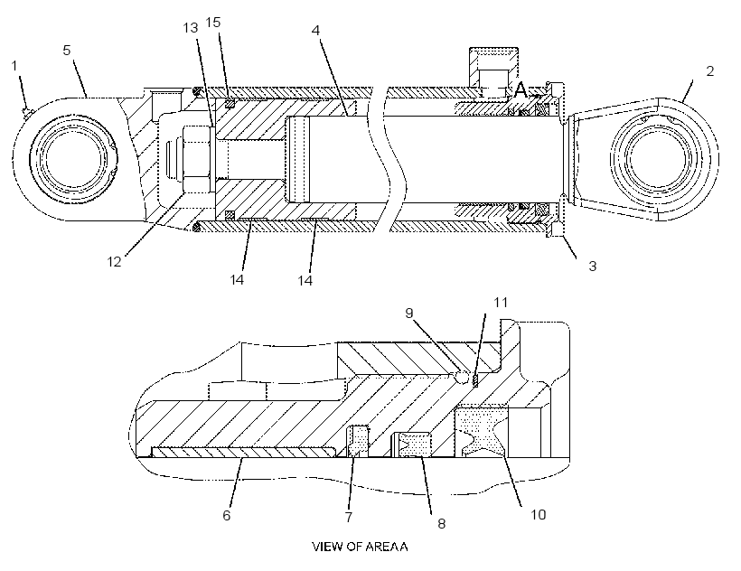CYLINDER GP-HOIST 2414065 CAT
