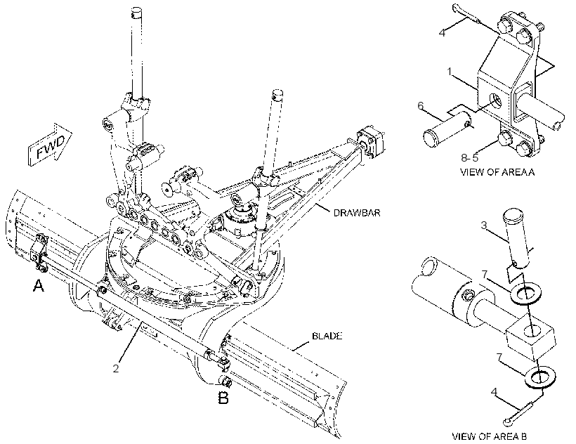 CYLINDER & MTG GP-SIDESHIFT 3438174 CAT