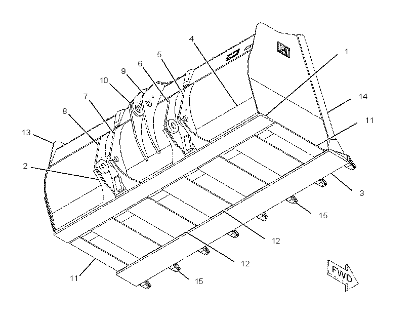 BUCKET AS-PENETRATION 2627415 CAT