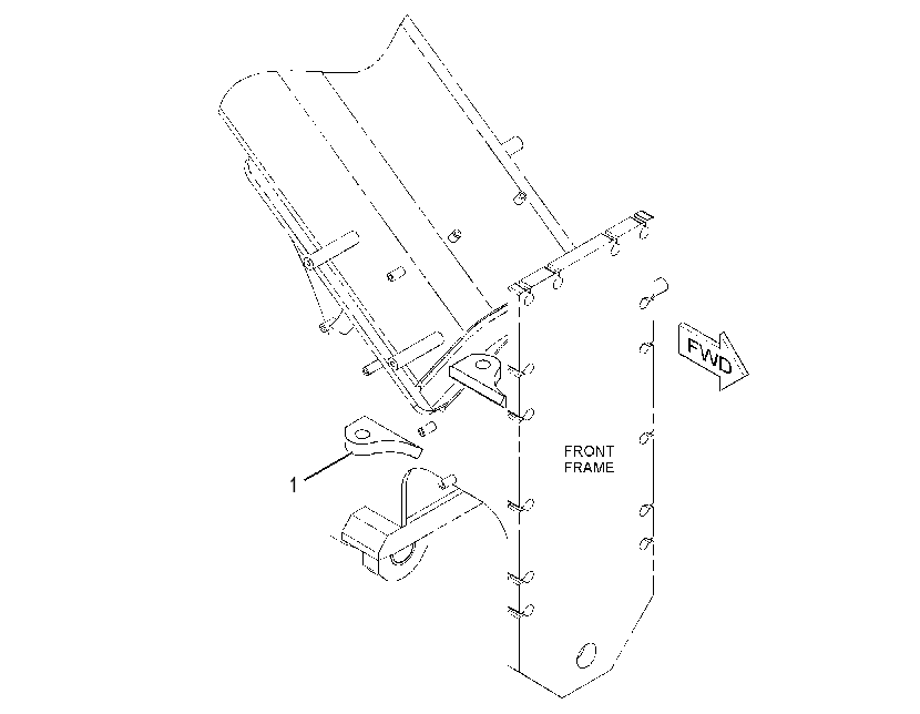 MOUNTING GP-SNOW WING 2575176 CAT