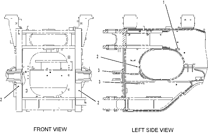 HARDWARE GP-REAR FRAME 1897441 CAT