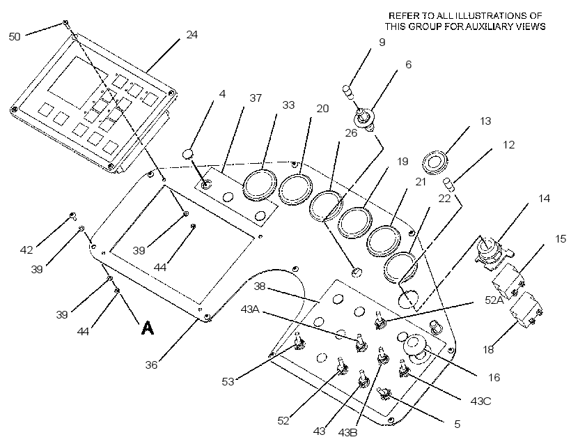CONSOLE GP-INSTRUMENT 2472727 CAT