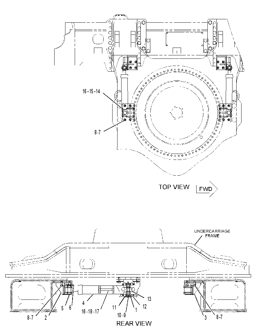 CYLINDER GP-UNDERCARRIAGE 2487317 CAT