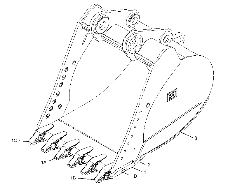 BUCKET AS-EXTREME SERVICE ROCK 2516950 CAT