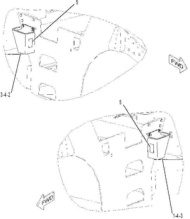 BUMPER GP 2436354 CAT