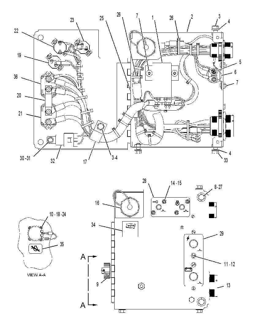 WIRING GP-RELAY PANEL 1231043 CAT