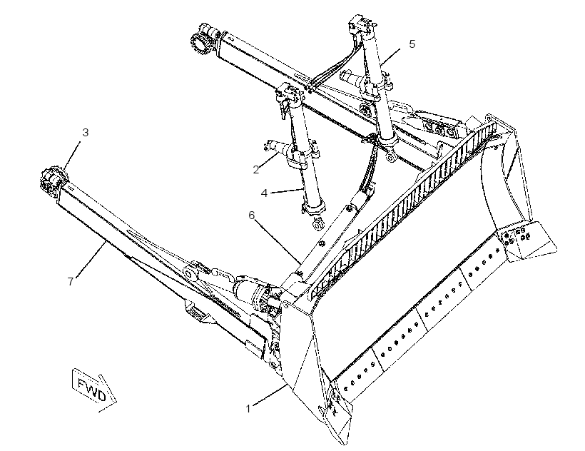 BULLDOZER AR-SEMI-UNIVERSAL 2279988 CAT
