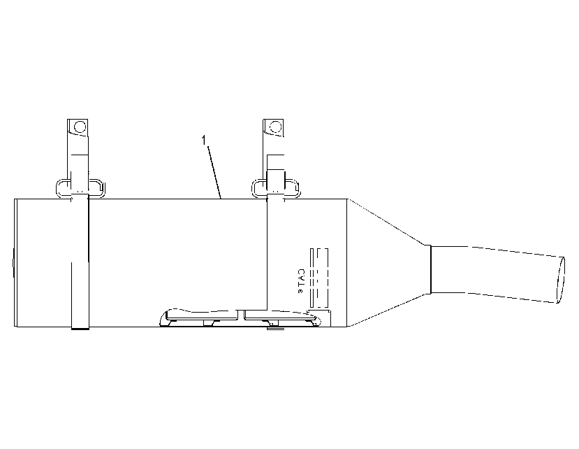 MUFFLER & CONVERTER GP 2145060 CAT
