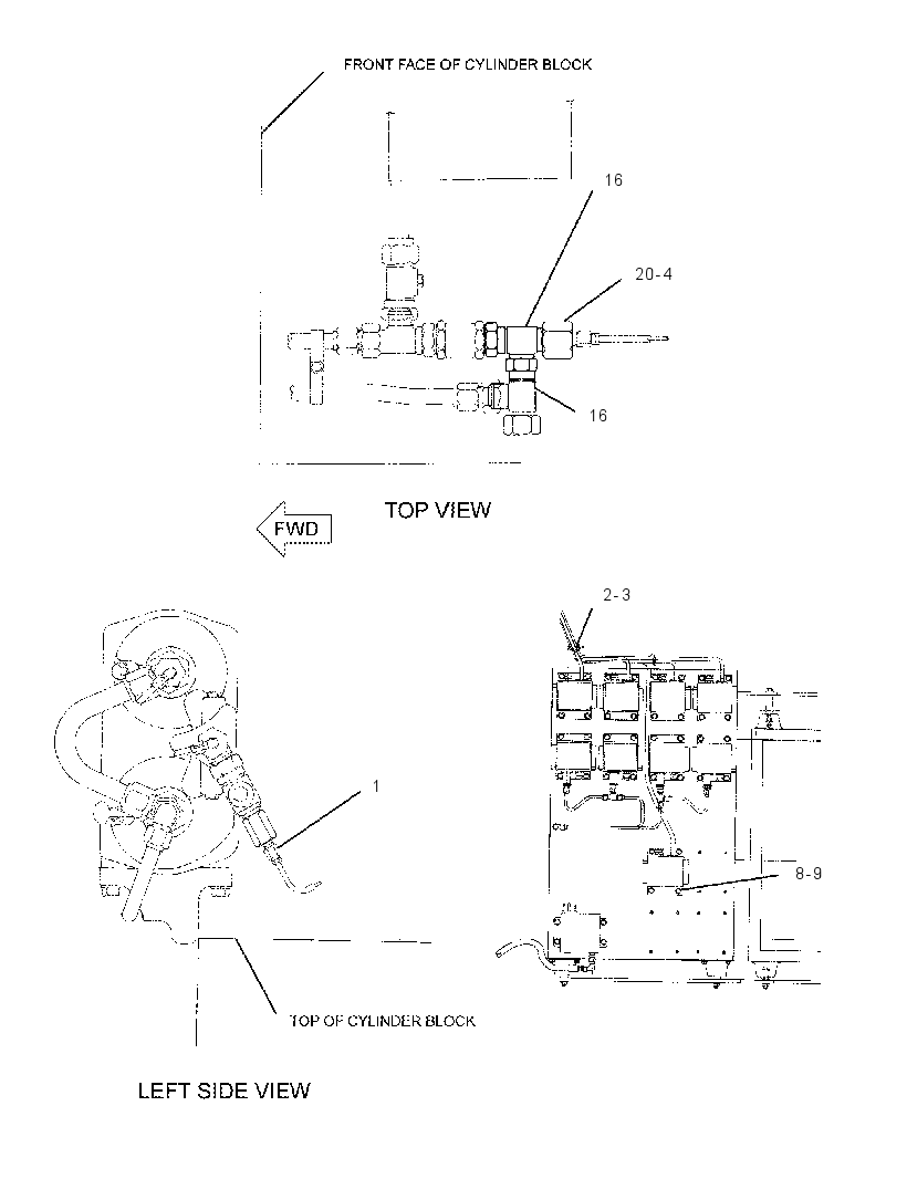 FITTING GP-FUEL TEMP CONTACTOR 2626059 CAT