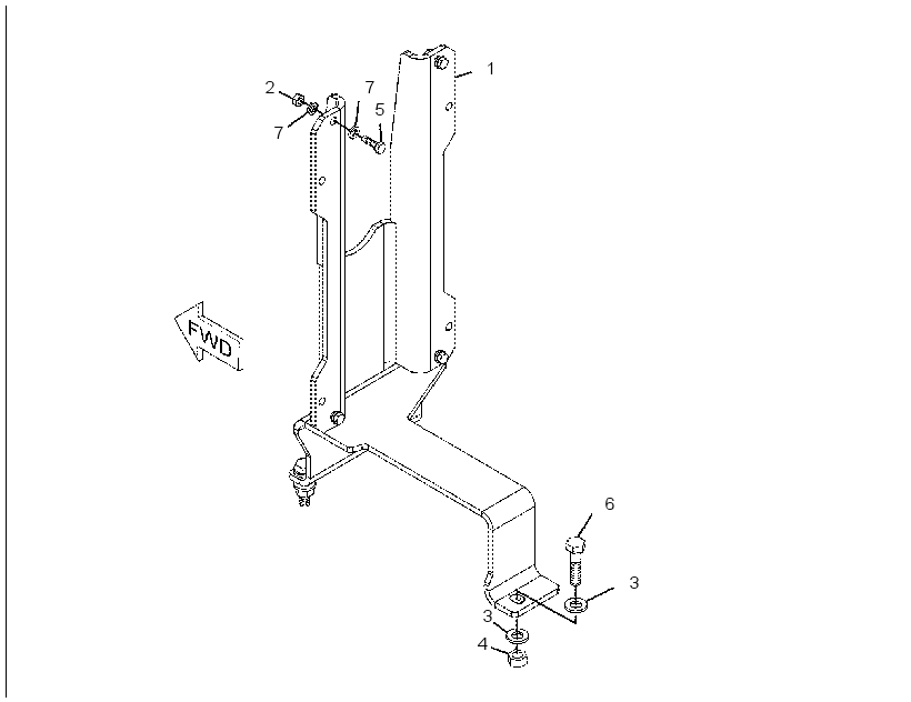 MOUNTING GP 2550623 CAT
