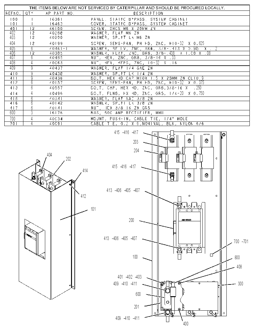 PANEL AS-ELECTRICAL 2563008 CAT